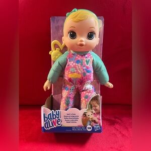 Baby Alive Soft 'n Cute Doll blind hair plush toy Sweet N snuggle gift